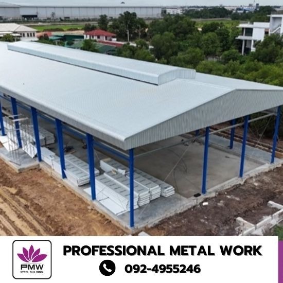 รับทำโกดังสำเร็จรูป ราคาประหยัด - โกดังสำเร็จรูป PEB - โปรเฟสชั่นนอล